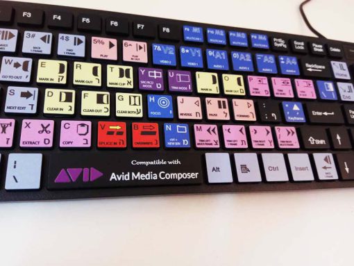 מקלדת AVID Composer USB שחורה