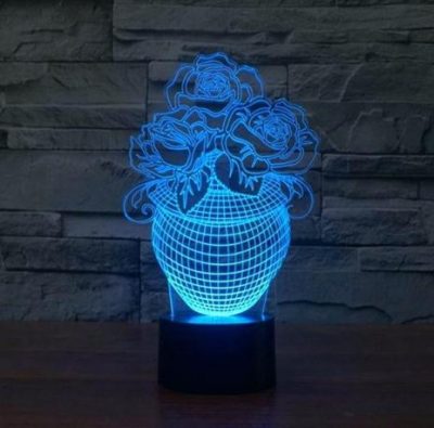 מעמד מואר דגם עציץ